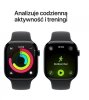 Apple Watch Series 11 GPS koperta 42 mm z aluminium w kolorze gwiezdnej szarości, pasek sportowy w kolorze czarnym - rozmiar S/M